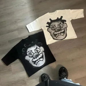 Men's Cartoon Pattern Hip-Hop T-Shirt.