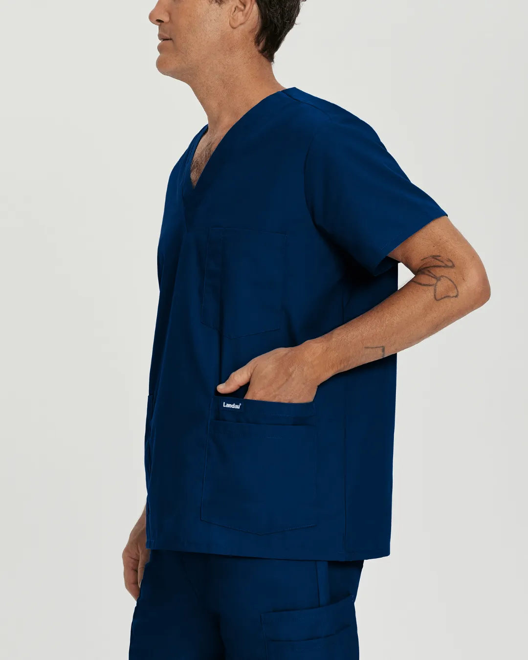 Men's Essentials Scrub Set - Navy