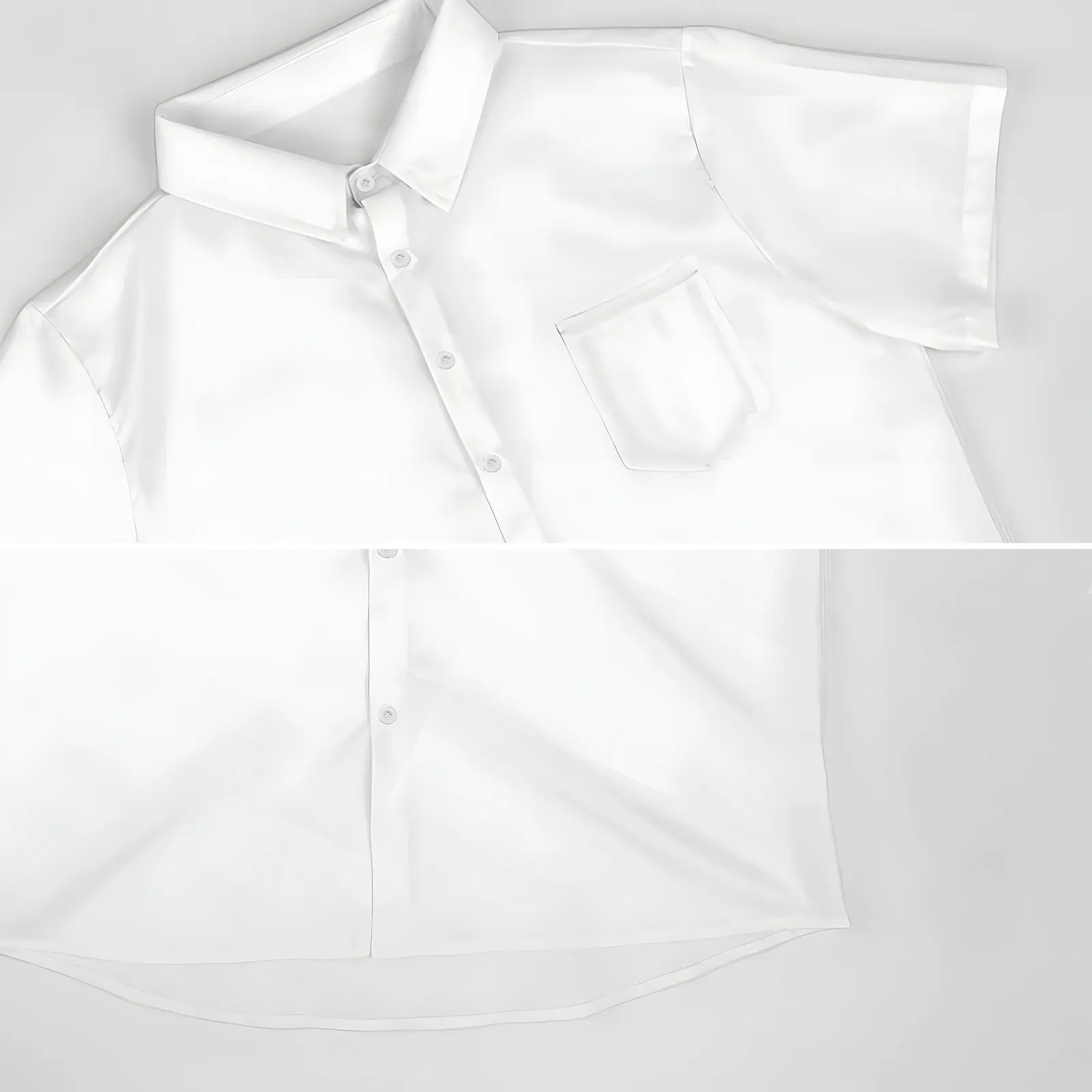 Men's Flower Print Casual Short Sleeve Shirt 2404000059