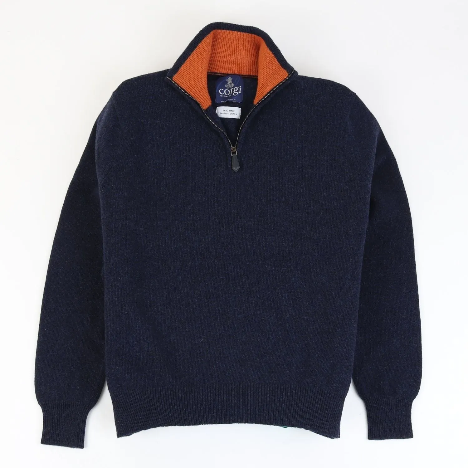 Men's Half Zip Wool Sweater
