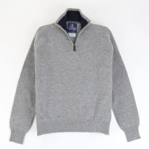 Men's Half Zip Wool Sweater