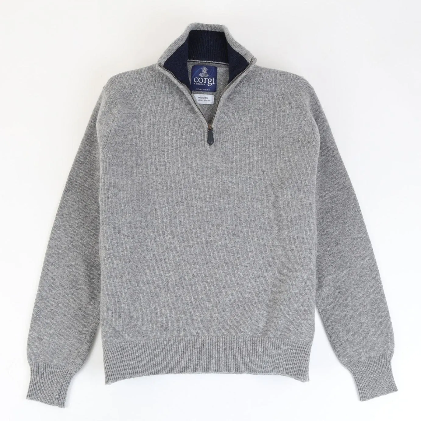 Men's Half Zip Wool Sweater