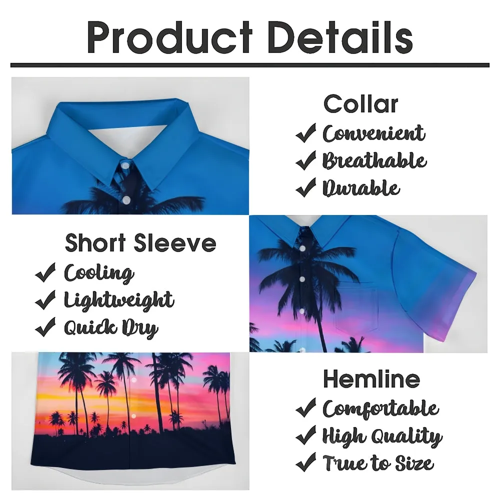 Men's Hawaiian Casual Short Sleeve Shirt 2310000943