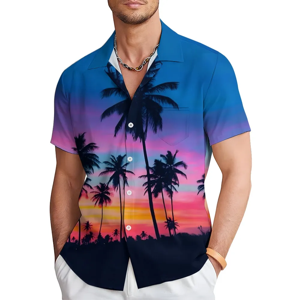 Men's Hawaiian Casual Short Sleeve Shirt 2310000943