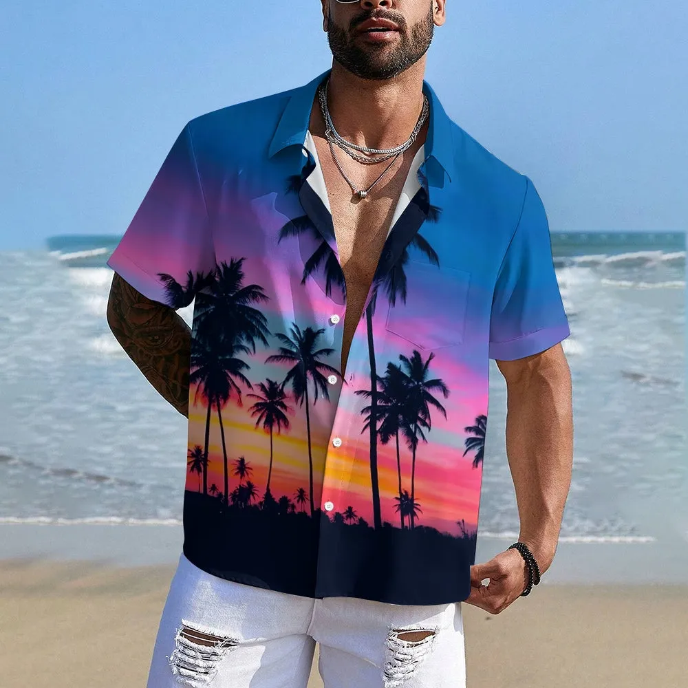 Men's Hawaiian Casual Short Sleeve Shirt 2310000943
