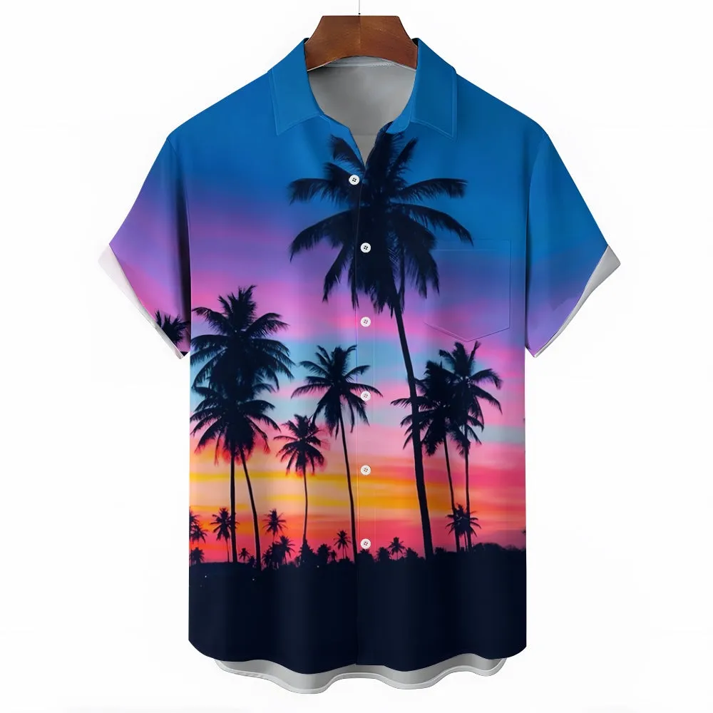 Men's Hawaiian Casual Short Sleeve Shirt 2310000943