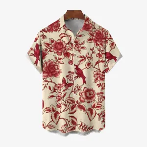 Men's Hawaiian Casual Short Sleeve Shirt 2312000338
