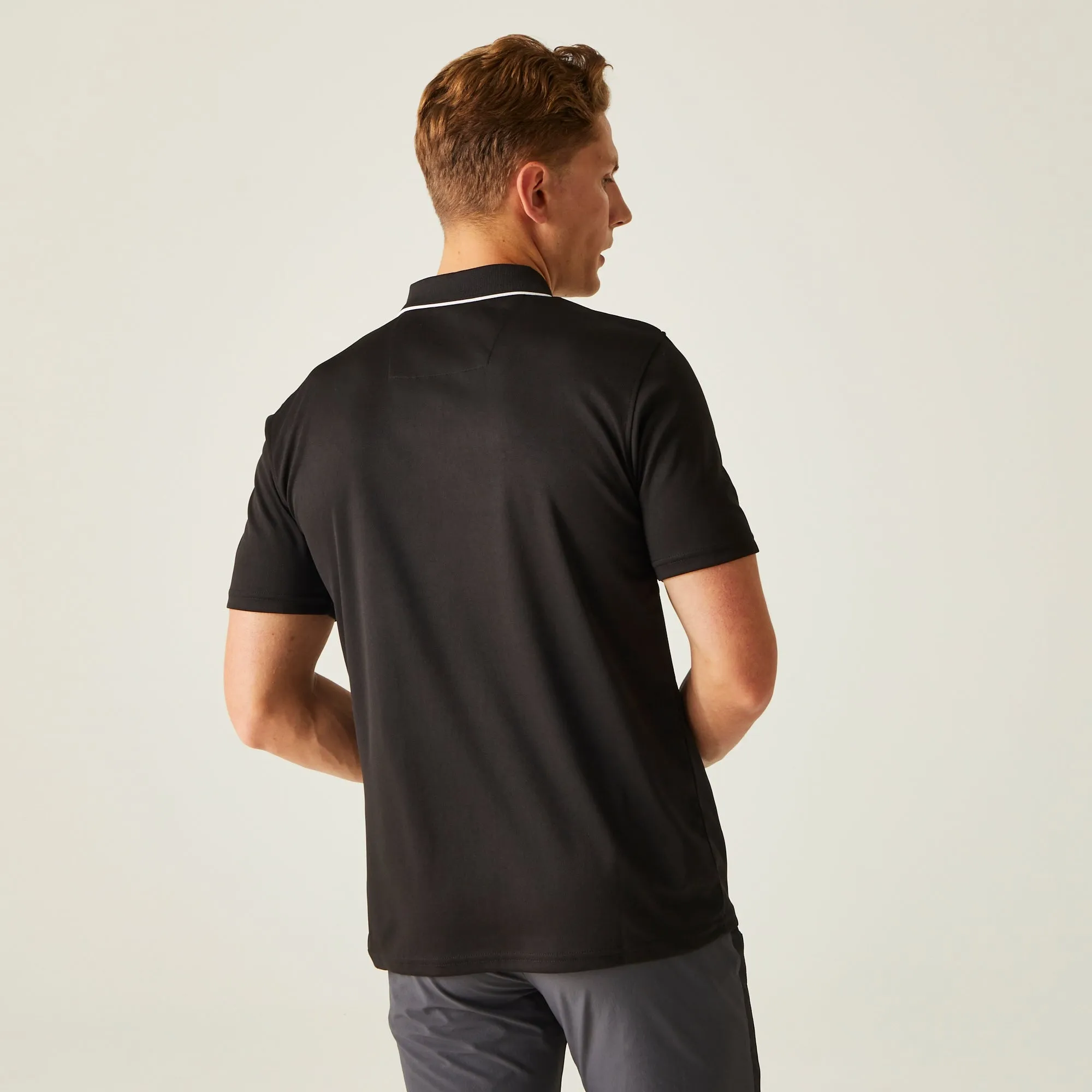Men's Maverick V Active Polo Shirt | Black