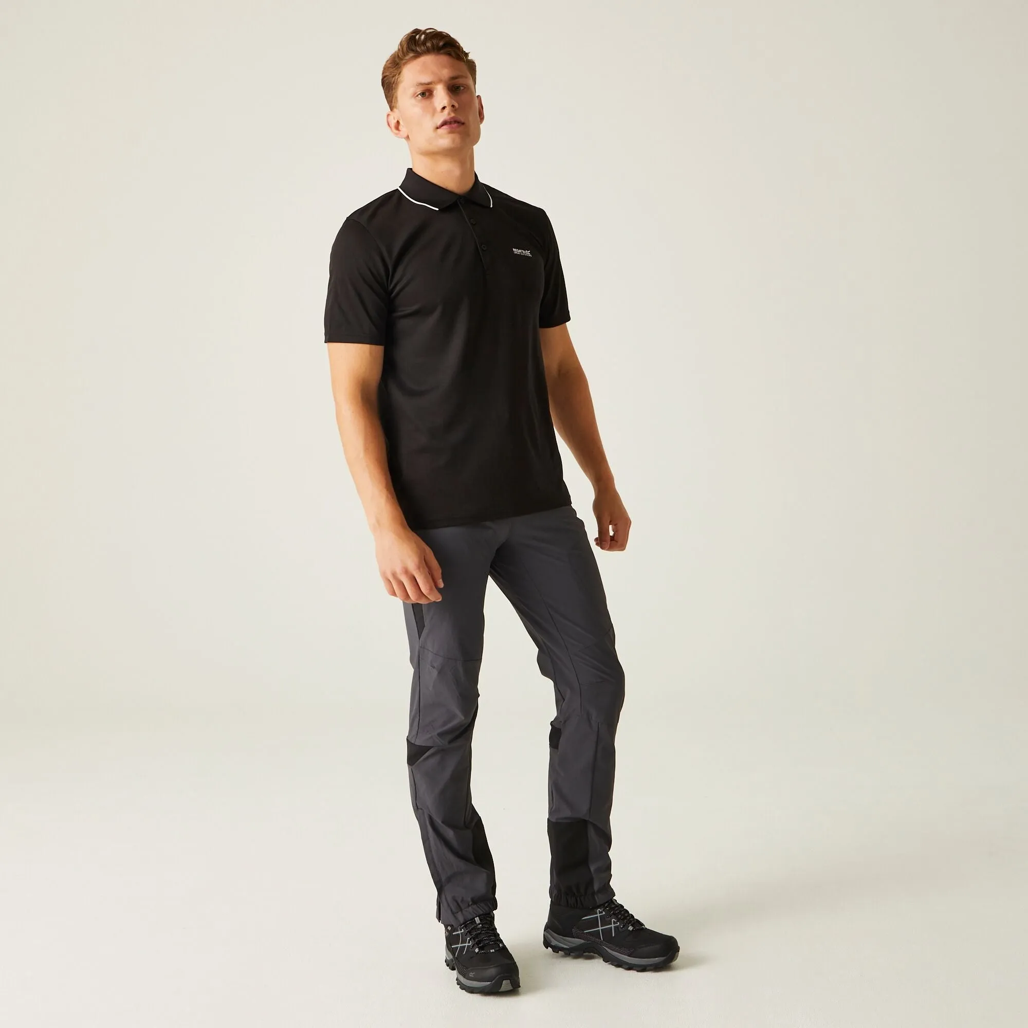 Men's Maverick V Active Polo Shirt | Black