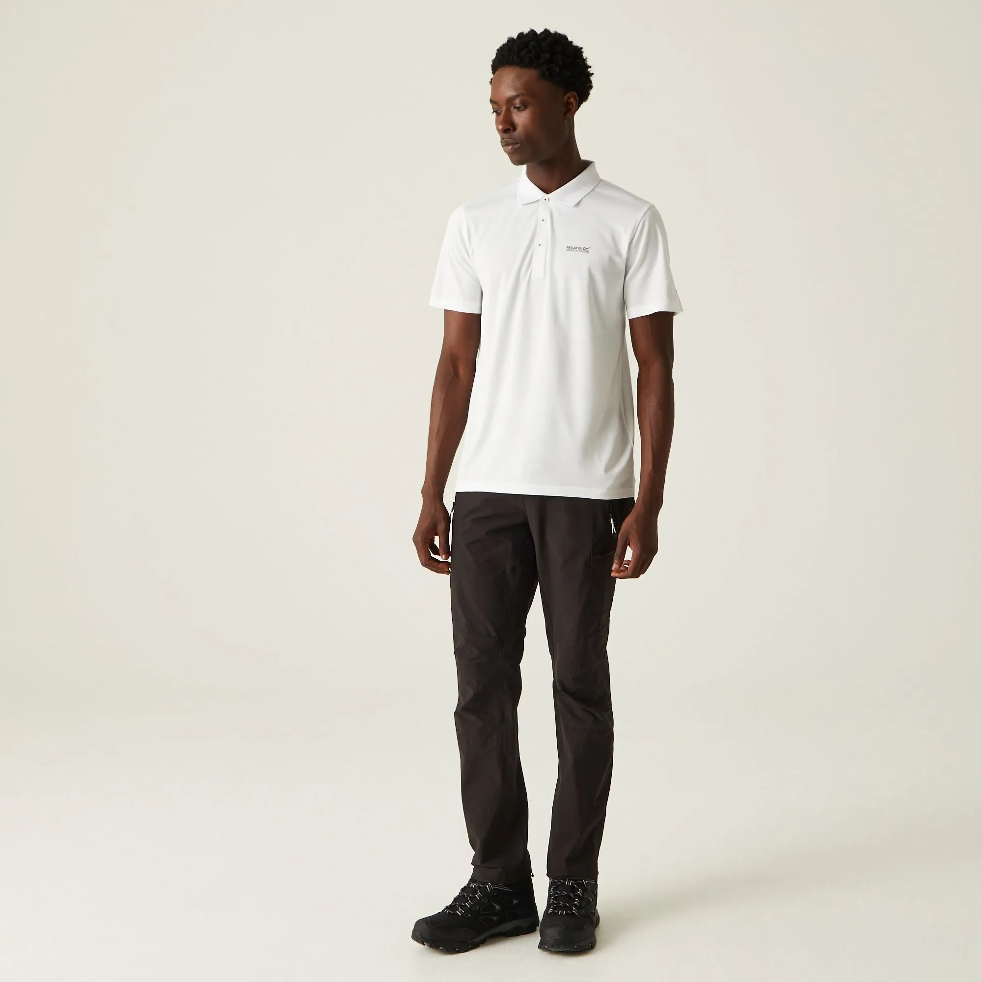 Men's Maverick V Active Polo Shirt | White