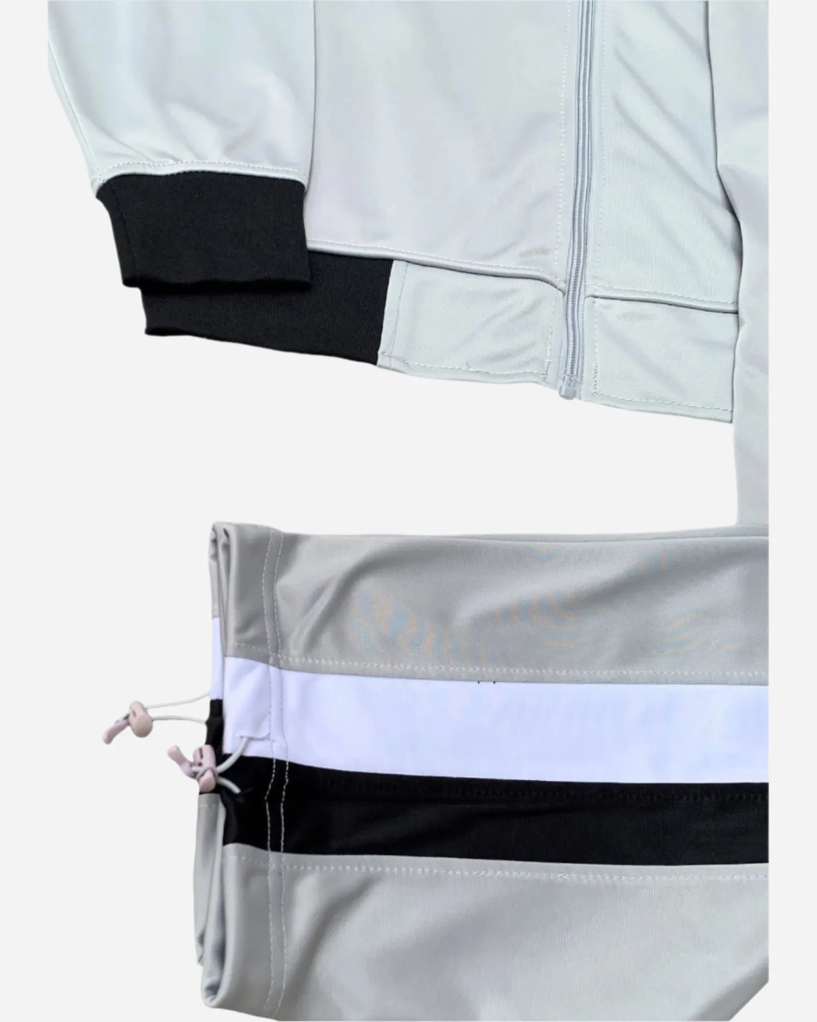 Men's Tracksuit Warm-Up 2-piece Retro Style Track Jacket & Pants Matching Set