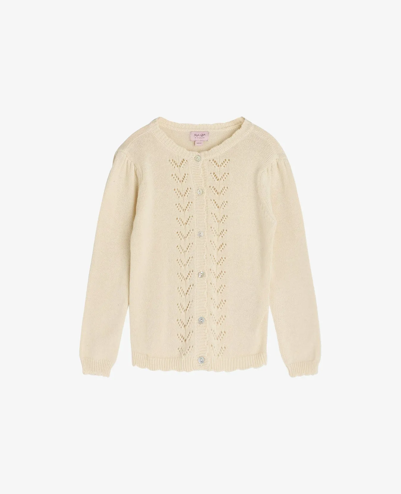 MINI 12GG ORGANIC COTTON CARDIGAN