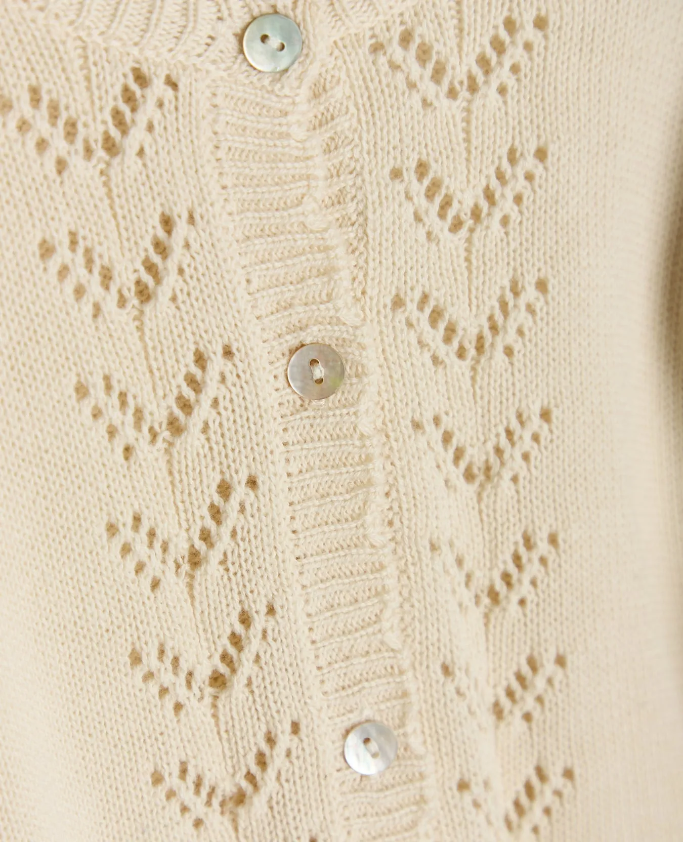 MINI 12GG ORGANIC COTTON CARDIGAN