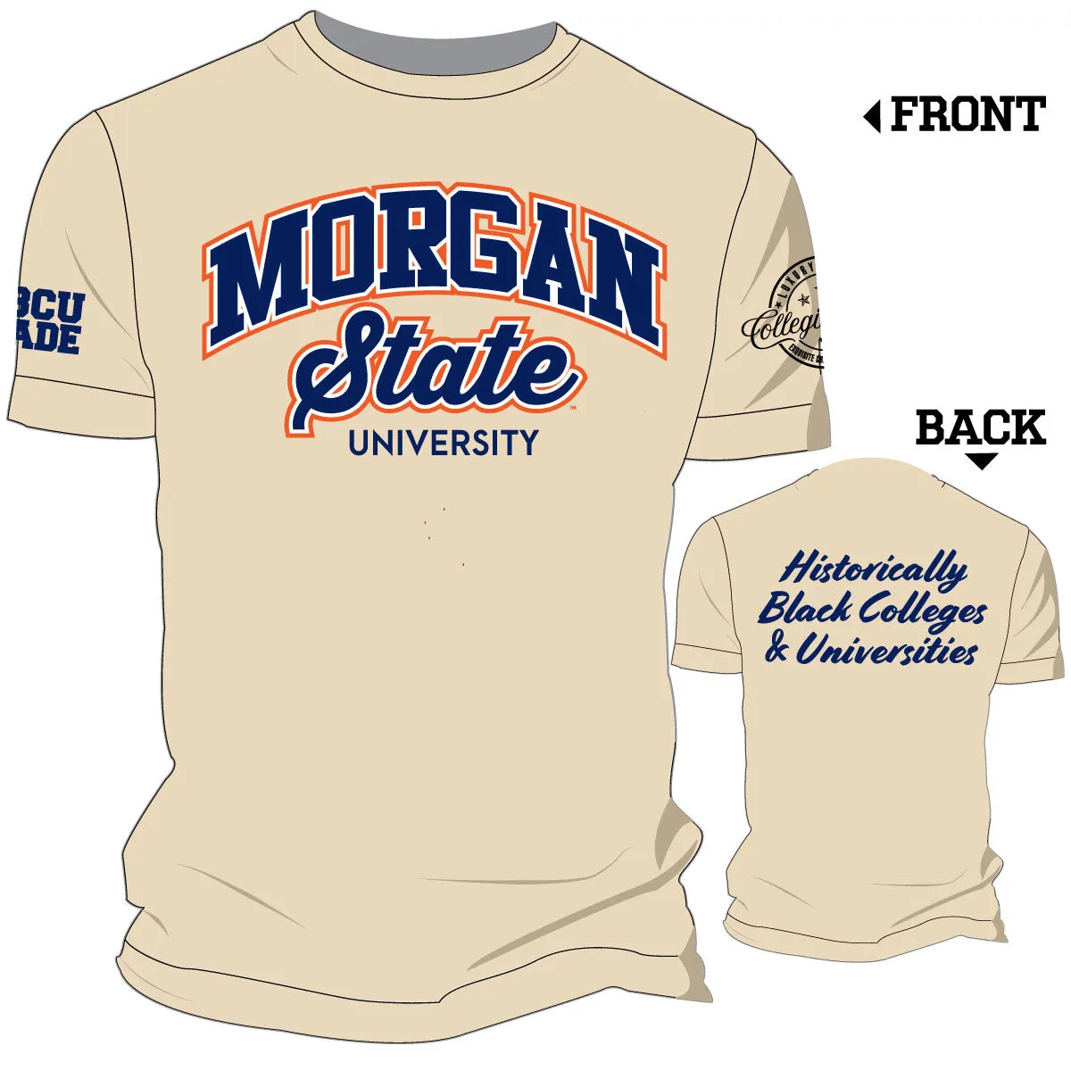MORGAN | ARCH Chenille EMBROIDERY UNISEX TEES