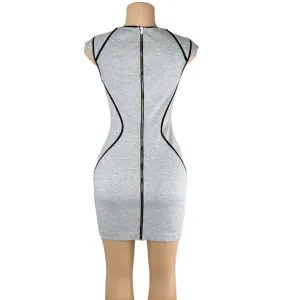 My Heart Zips A Beat Bodycon Dress