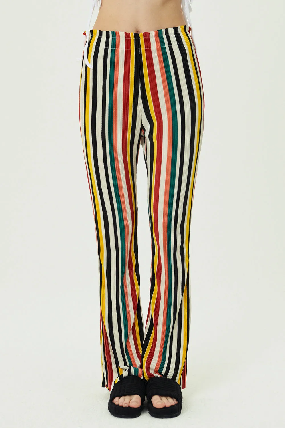 Nadua Striped Plisse Pants