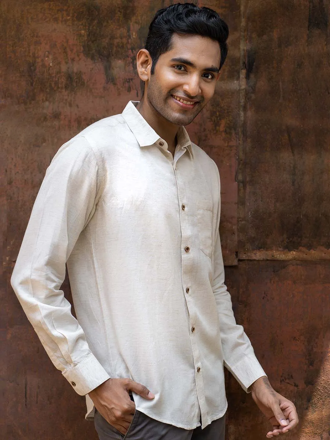 Natural · Full Sleeve Shirt