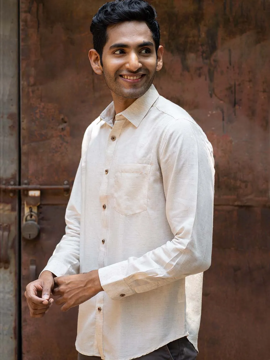 Natural · Full Sleeve Shirt
