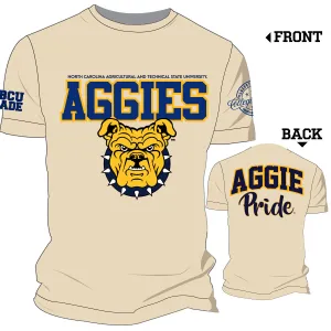 NCAT AGGIES Chenille EMBROIDERY UNISEX TEES