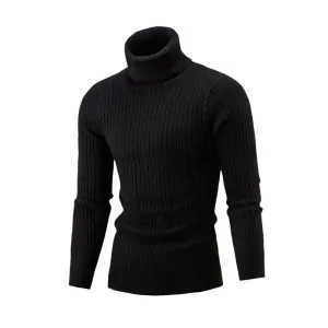 NEW 2018 Winter Mens  Fashion  Sweaters and Pullovers Men Brand Sweater Male Outerwear Jumper Knitted Turtleneck Sweaters M-XXL