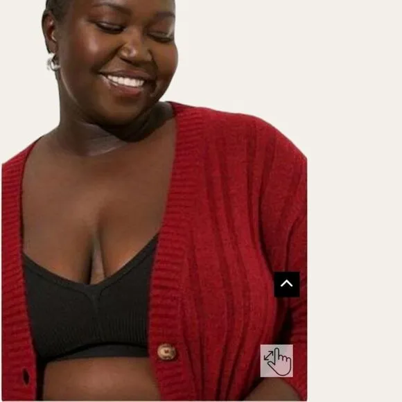 NEW TORRID CashmereVegan Boyfriend Cardigan V- Neck Sweater.  4X