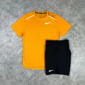 Nike Miler Set - Black/Orange