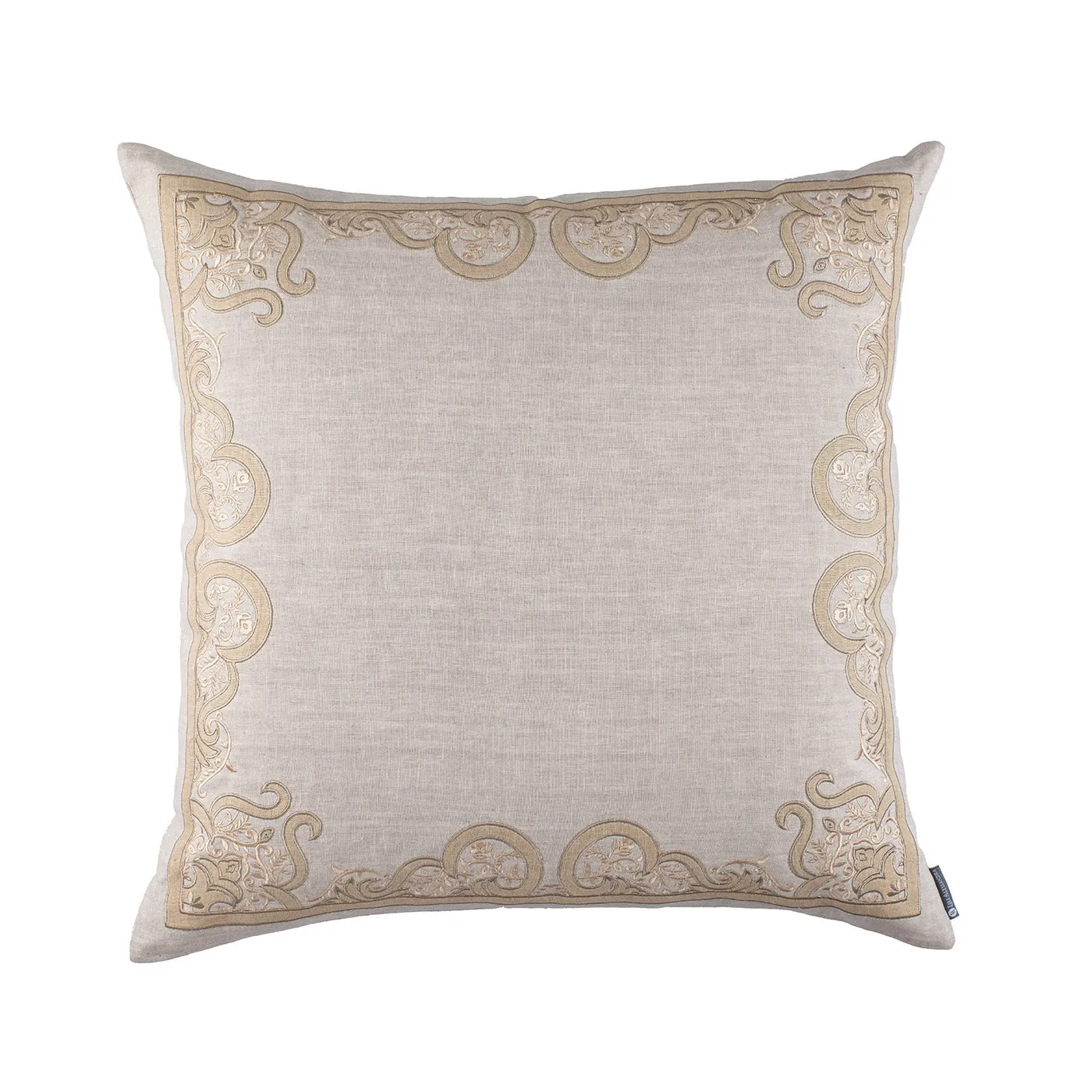 Nina European Pillow Light Sand / Gold / Dark Sand 28X28