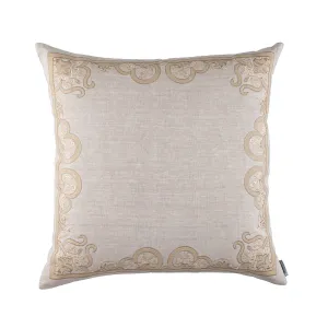 Nina European Pillow Light Sand / Gold / Dark Sand 28X28
