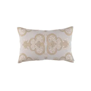 Nina Sm Rectangle Pillow Light Sand / Gold / Dark Sand 14X22
