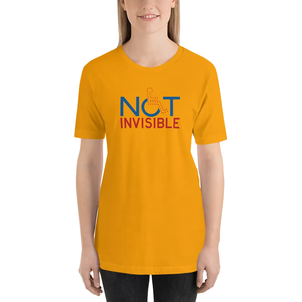 Not Invisible (Adult Light Color Shirts)