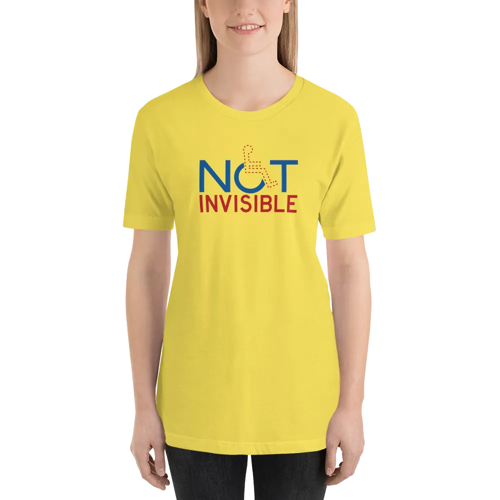 Not Invisible (Adult Light Color Shirts)
