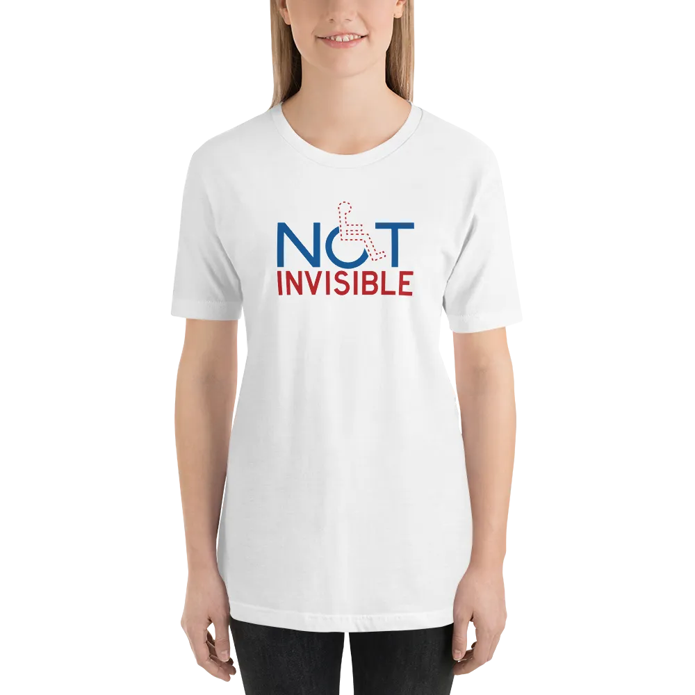 Not Invisible (Adult Light Color Shirts)