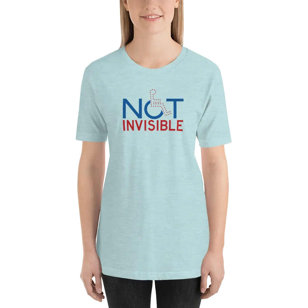 Not Invisible (Adult Light Color Shirts)