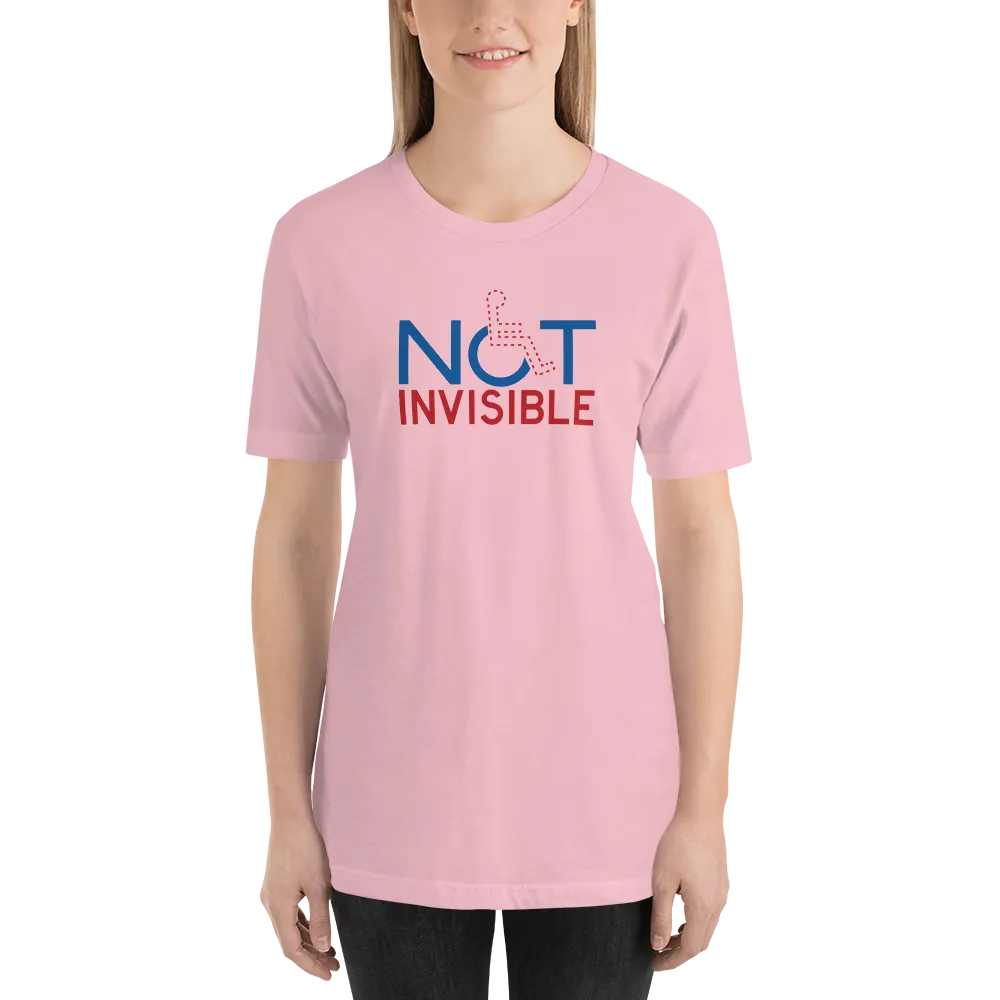 Not Invisible (Adult Light Color Shirts)