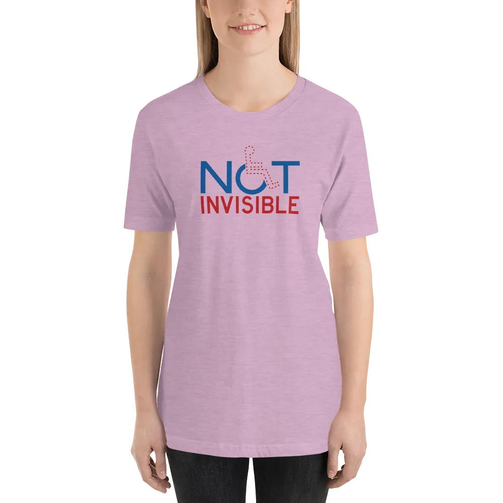Not Invisible (Adult Light Color Shirts)