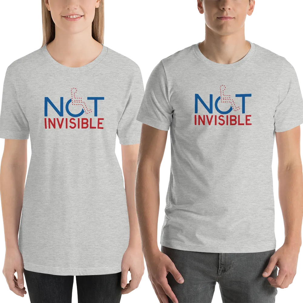 Not Invisible (Adult Light Color Shirts)