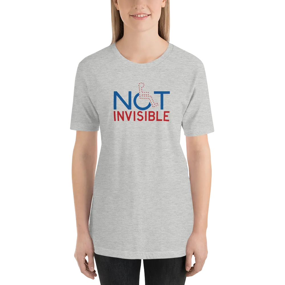 Not Invisible (Adult Light Color Shirts)