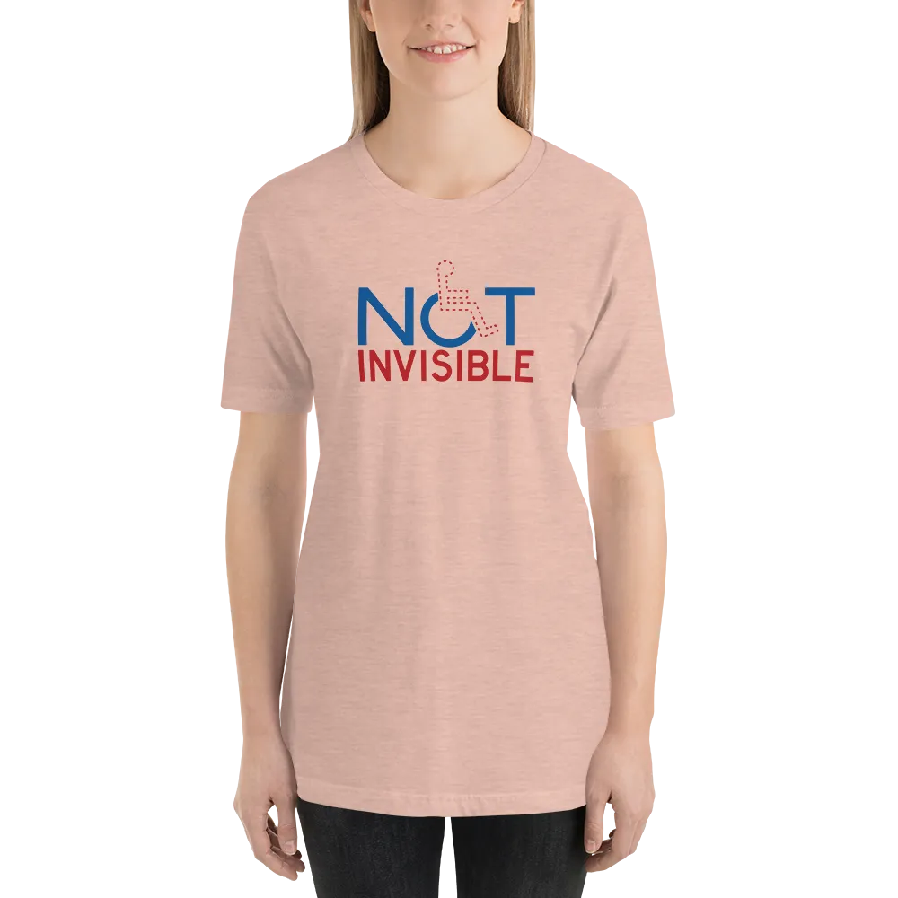 Not Invisible (Adult Light Color Shirts)
