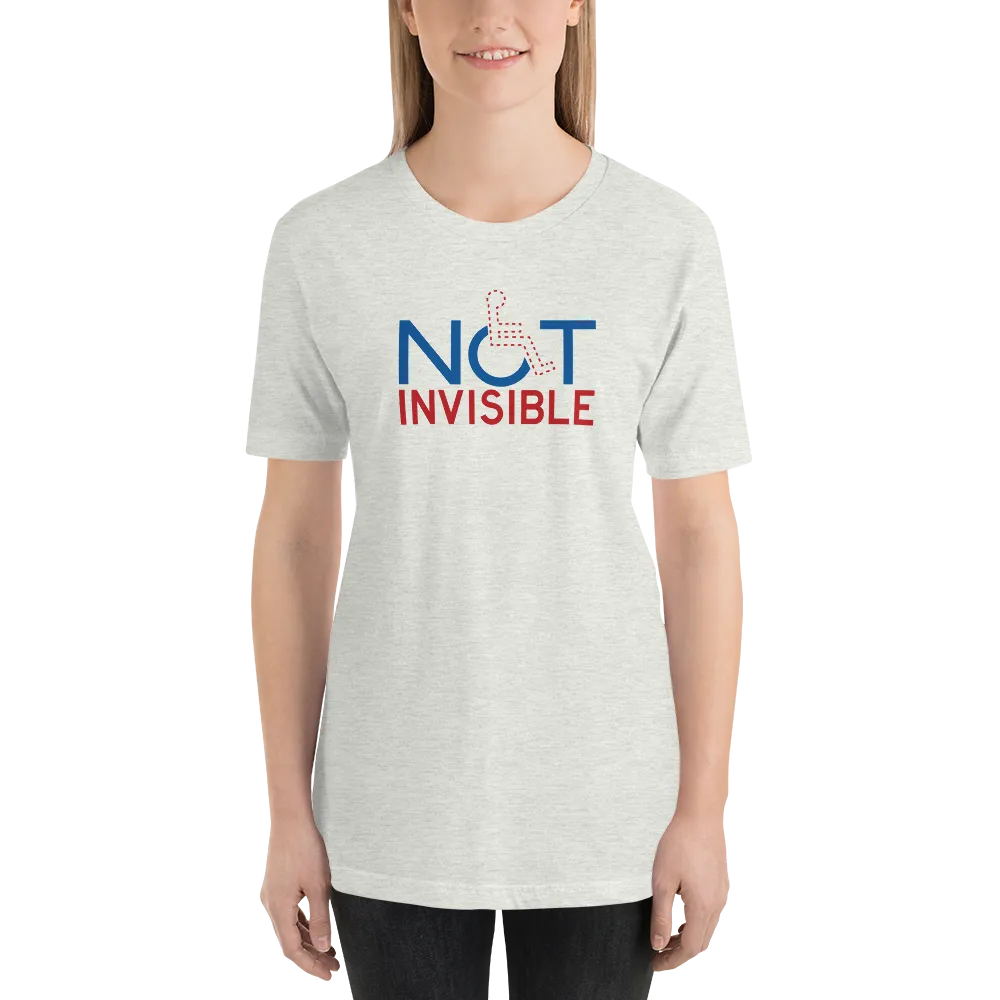 Not Invisible (Adult Light Color Shirts)