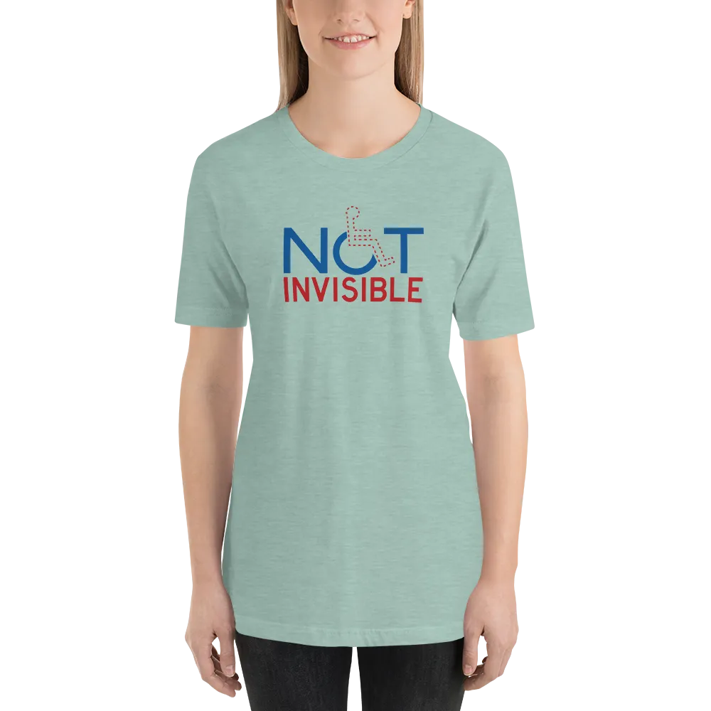 Not Invisible (Adult Light Color Shirts)