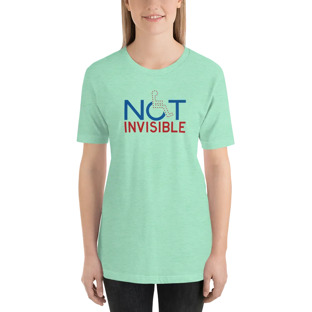 Not Invisible (Adult Light Color Shirts)