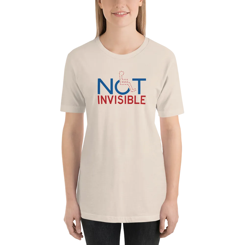 Not Invisible (Adult Light Color Shirts)
