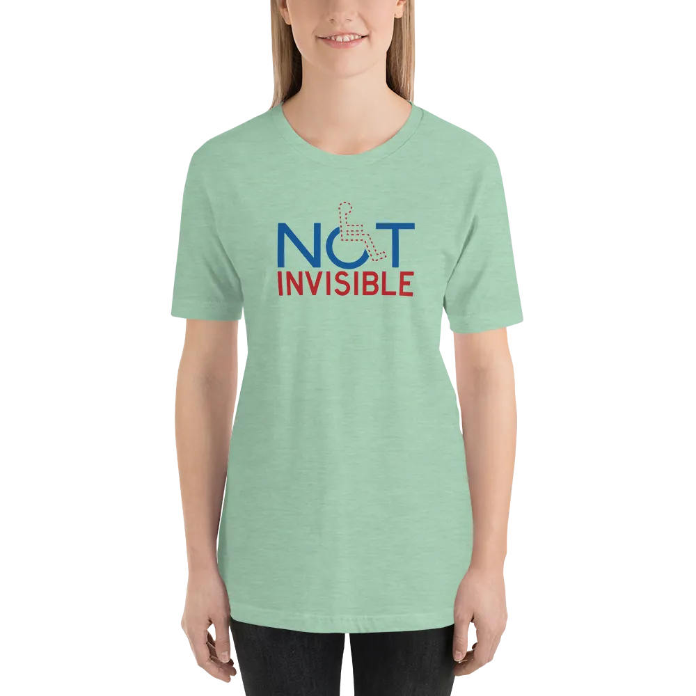 Not Invisible (Adult Light Color Shirts)