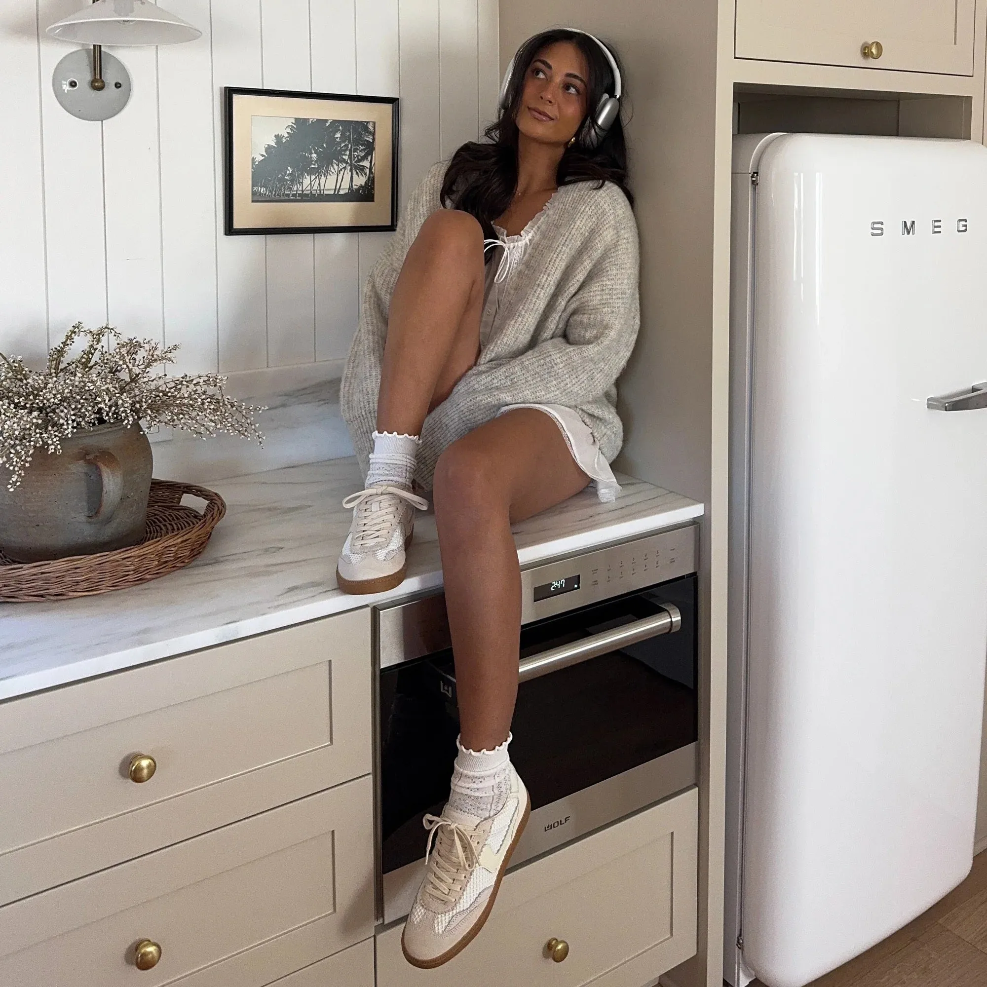 Notice Mesh Sneakers White Woven Mesh