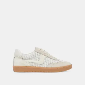 Notice Mesh Sneakers White Woven Mesh
