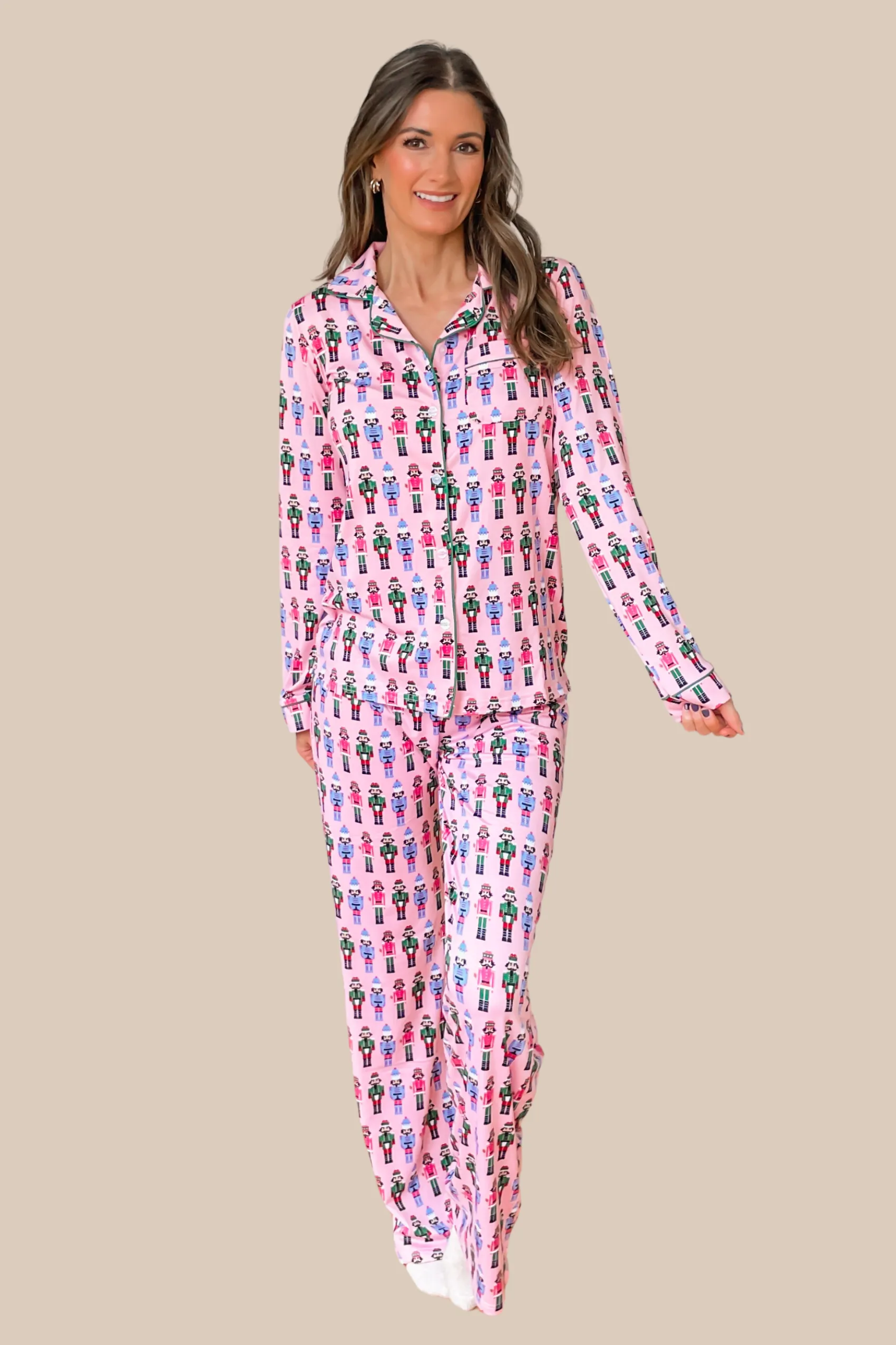 Nutcracker Pink Pajama Pants
