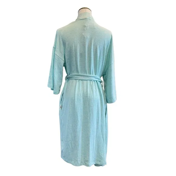 NWT UGG MONROSE Robe Mint Green Women’s S Incredibly Soft Stretchy Lounge Belted