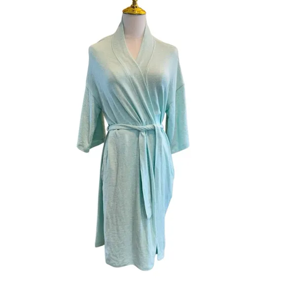 NWT UGG MONROSE Robe Mint Green Women’s S Incredibly Soft Stretchy Lounge Belted