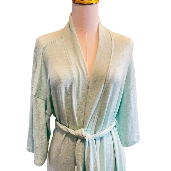 NWT UGG MONROSE Robe Mint Green Women’s S Incredibly Soft Stretchy Lounge Belted