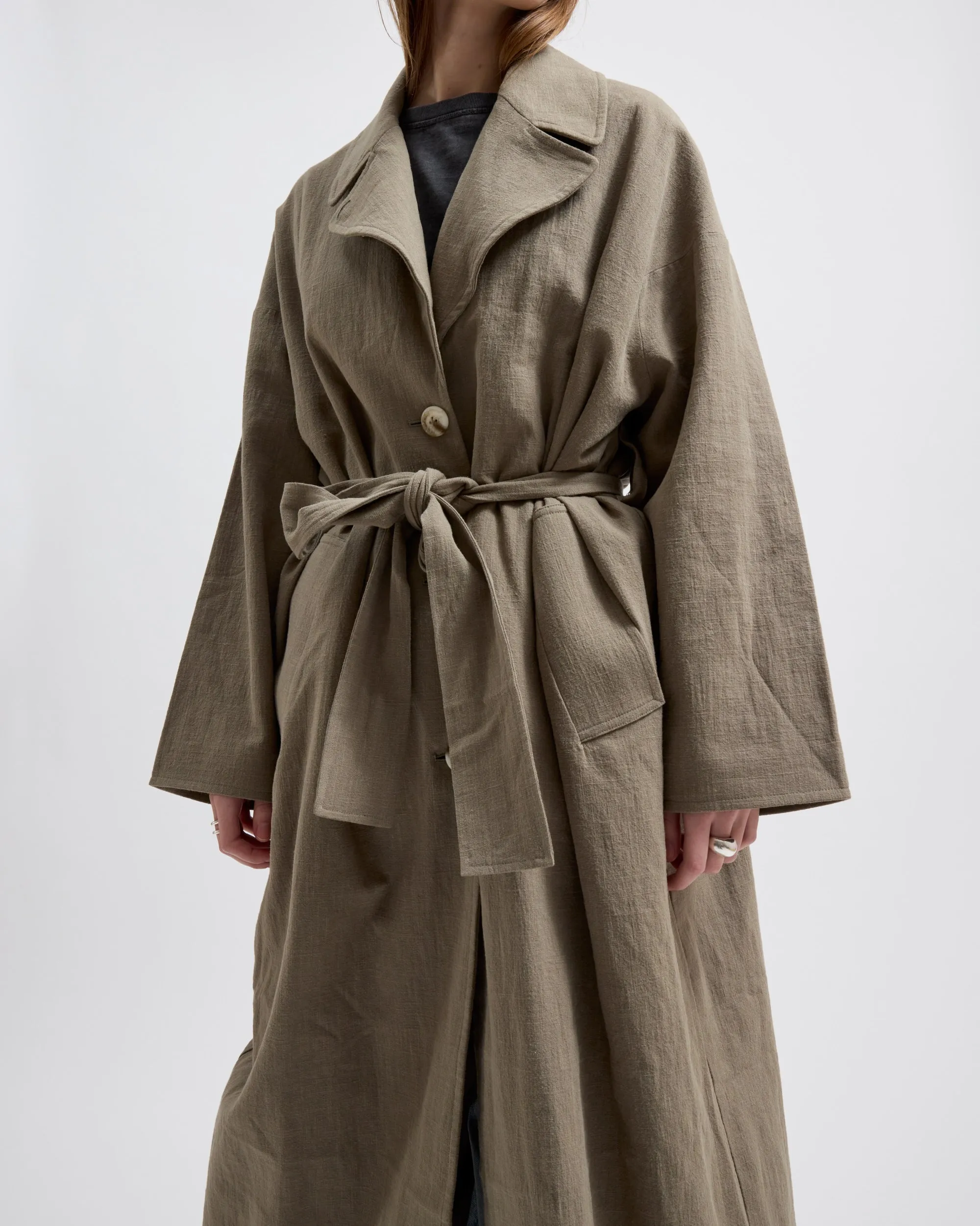 Odette Linen – Light Moss